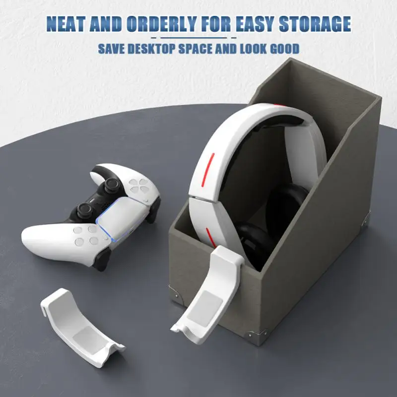 

For PS5 Console External Anti-Slip Gaming Headset Hanger Holder Earphone Hook Headphone Stand Mount For PS5 Accessories