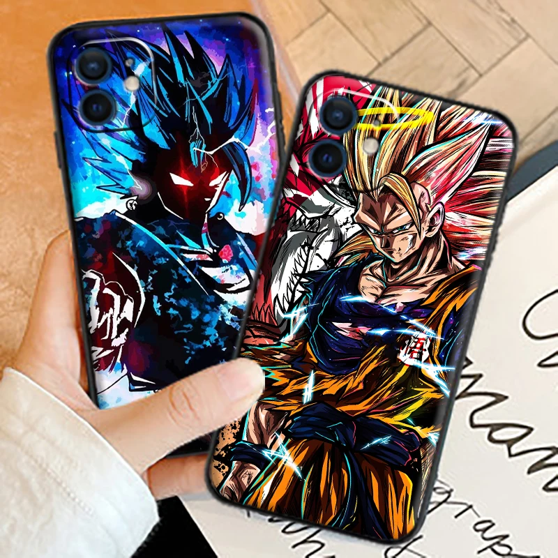 

Dragon Ball Anime Phone Cases For iPhone 11 12 Pro MAX 6 6S 7 8 Plus XS 12 13 Mini X XR SE 2020 New Silicone Back Cover Fanda