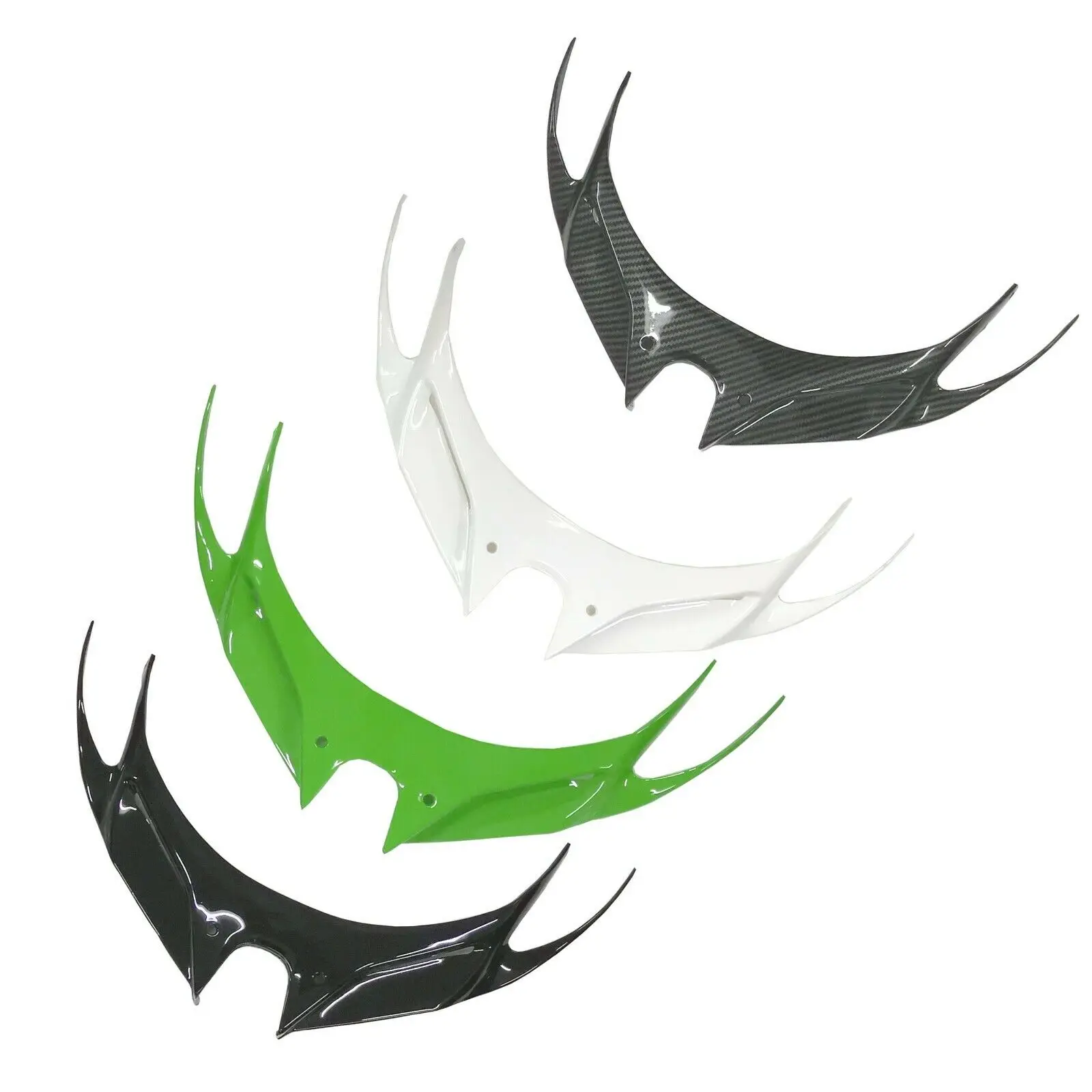 

For KAWASAKI NINJA 250 400 18-20 Front Winglet Fairing Aerodynamic Spoiler Fin
