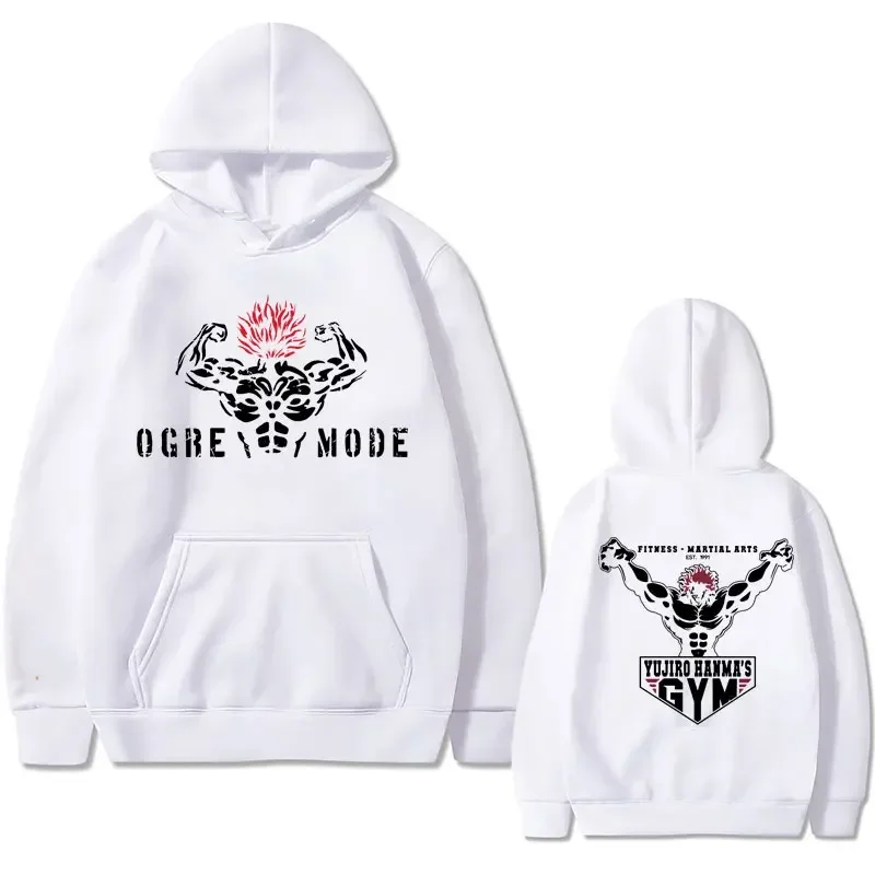 Толстовка с капюшоном высокого качества Tolstovka Anime Baki Capucha &quotGrappler&quot Yujiro Hanma для