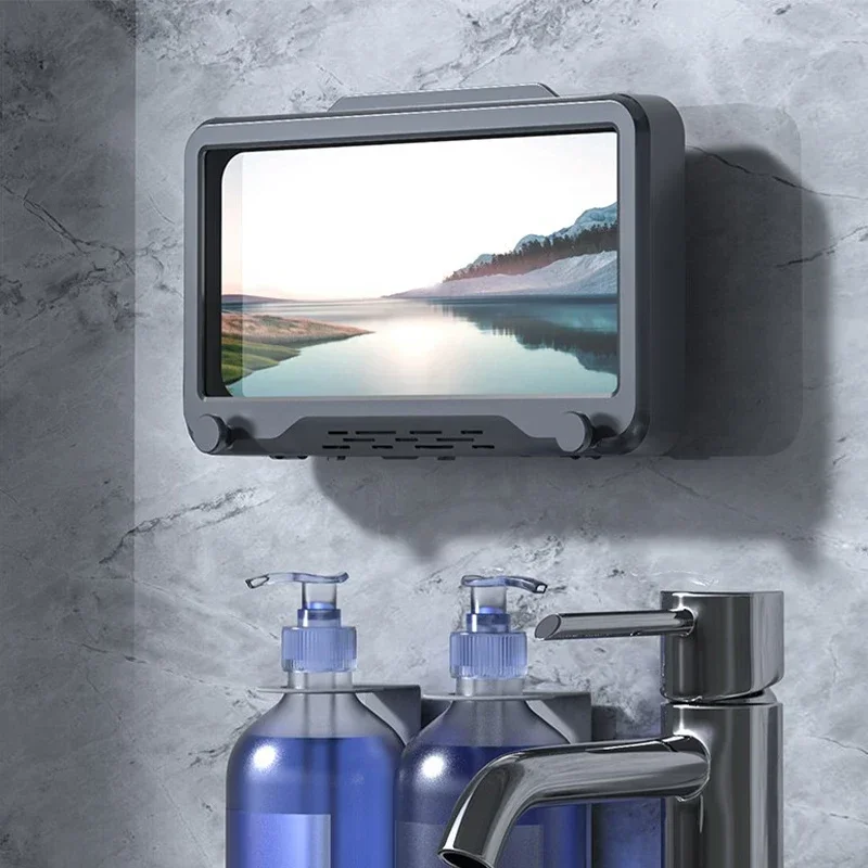 Водонепроницаемый Держатель Для Телефона В Ванной Комнате Настенный Чехол С