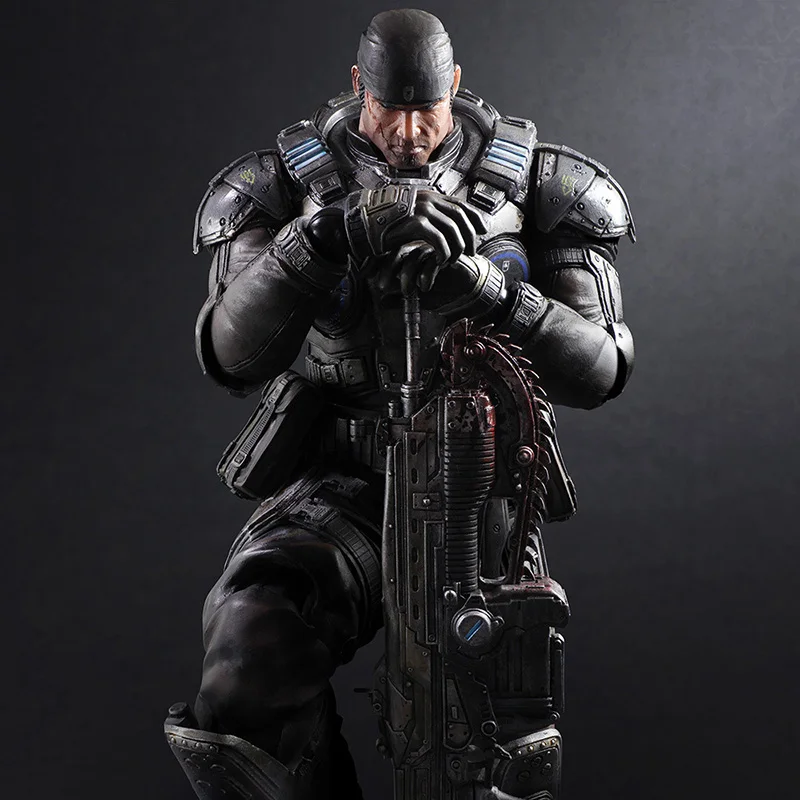

Play Arts Marcus Fenix Action Figure PA Collection Doll Gears of War Model Toys 27CM Joint Movable Gift For Boyfriend
