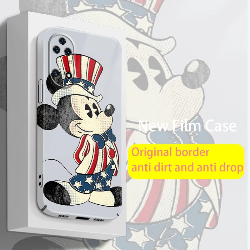 

Disney Mickey Mouse Cartoon For Huawei P50 P40 P30 P20 Nova Y70 10 9 8 7 SE Pro Lite 5G Feilin Film Phone Case Hard Cover