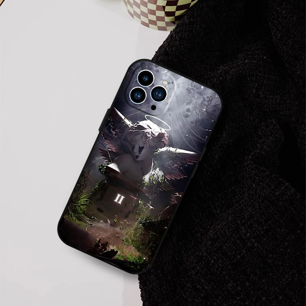 Чехол для телефона Junior H Sad boyz 4 life II iPhone 12 11 13 14 15 16 Max Pro Plus черный мягкий силиконовый