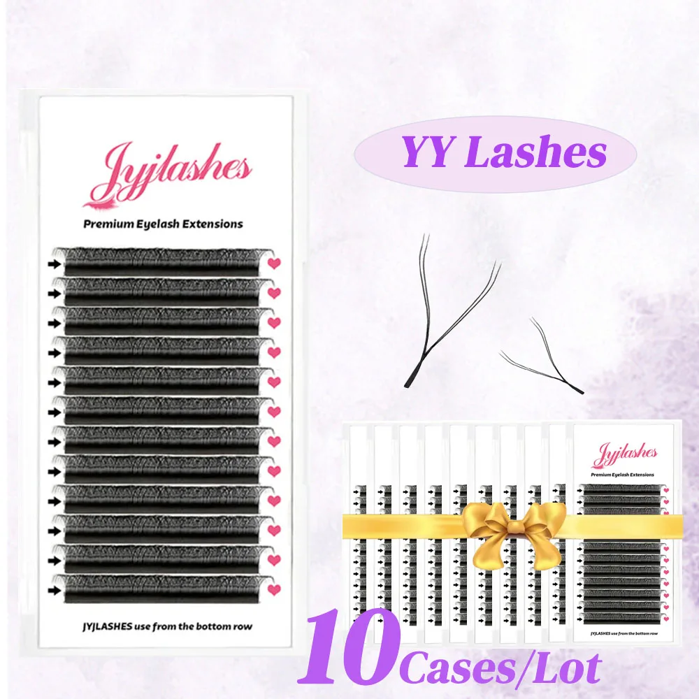 10 шт. Y-образные накладные ресницы для наращивания
