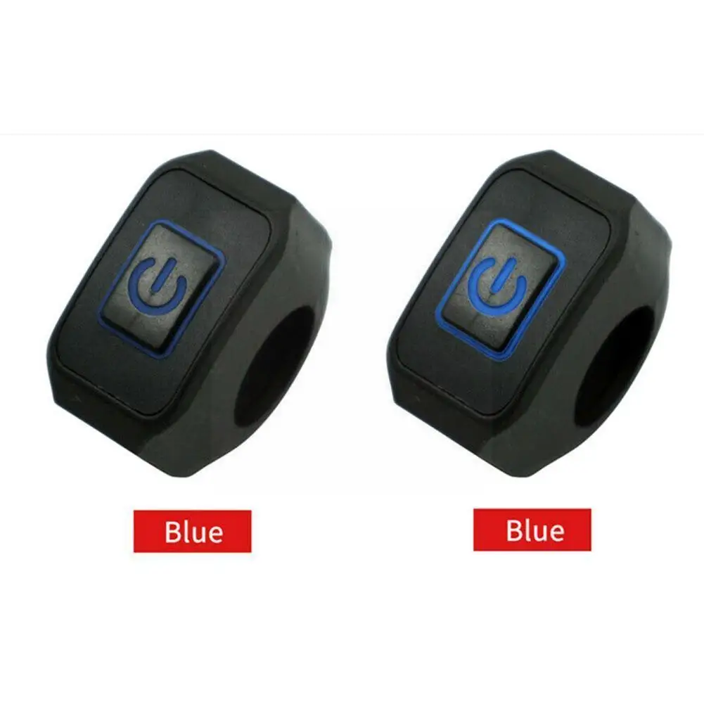 

Мотоциклетный выключатель на руль, водонепроницаемая кнопка управления давлением, со светодиодной подсветкой, 22 мм, Z1k1