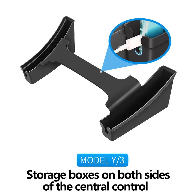 

Seat Gap Multifunctional Tray For Tesla Interior Accessories Central Control Storage Box Modification