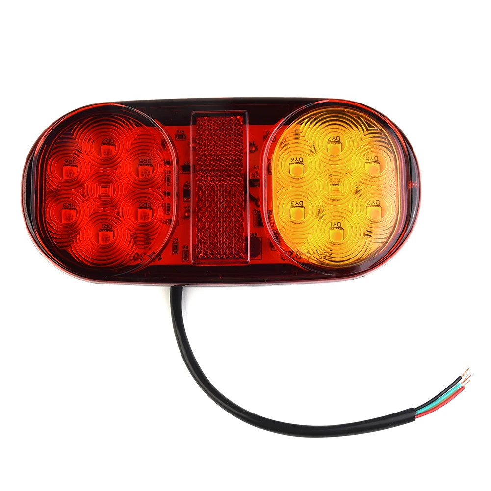 

1PC Auto Car Trailer Boat LED Tail Lights Dust Proof Waterproof 10-30V Stop Indicator Lamps Truck Light System
