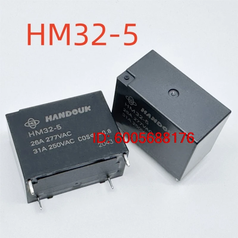 Фото 10 шт. новых реле HM32-5 (161F-5V-31A) с 4 контактами №1