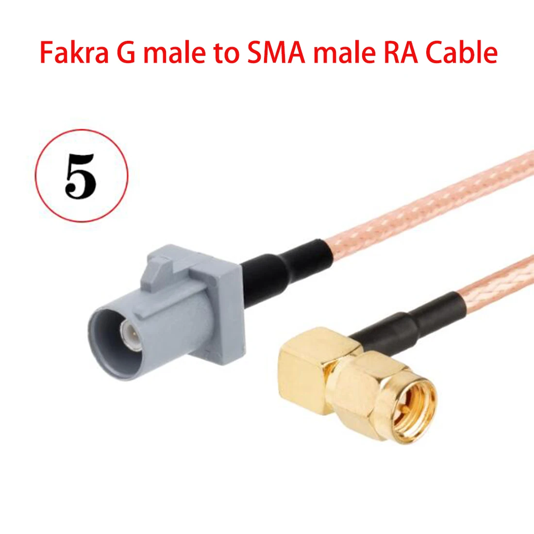 1 шт. Fakra G мужской женский серый цвет к SMA штекерный разъем кабель-перемычка RG316 15