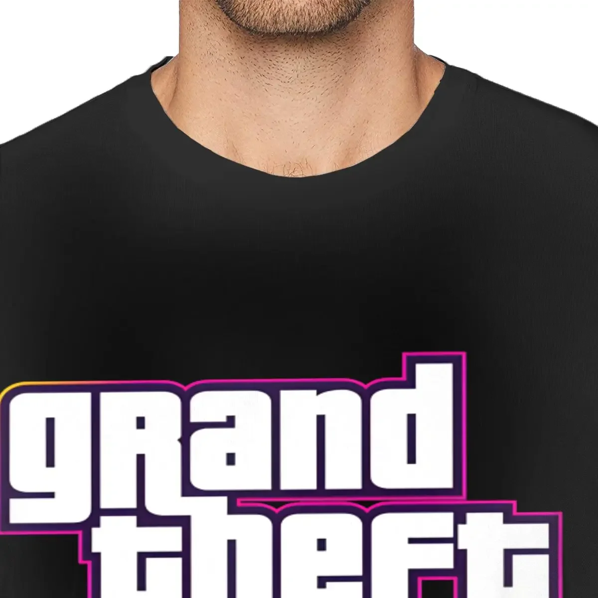 Футболка мужская с коротким рукавом и круглым вырезом из натурального хлопка