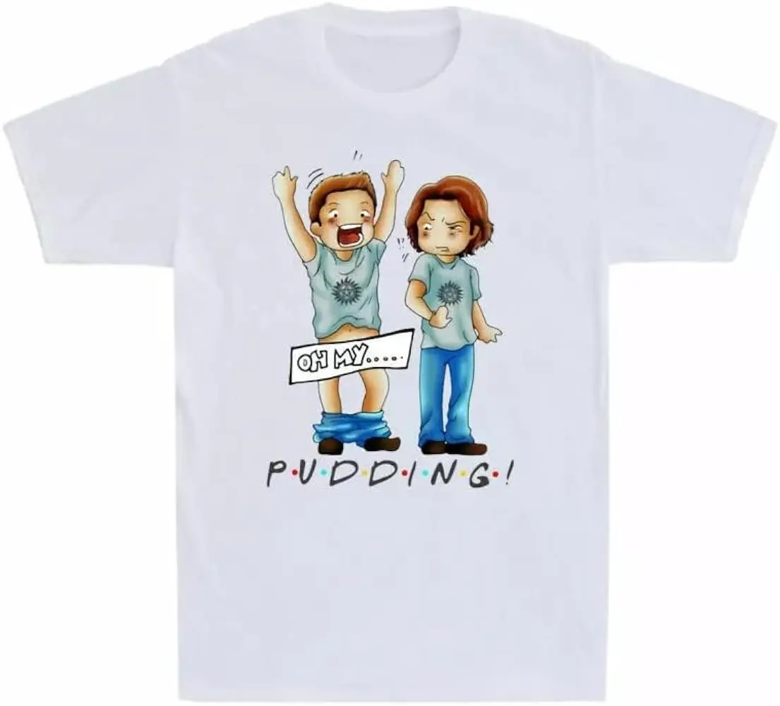 Забавная Мужская футболка пудинг О мой сверхнатуральный Дин и Сэм Винчестер