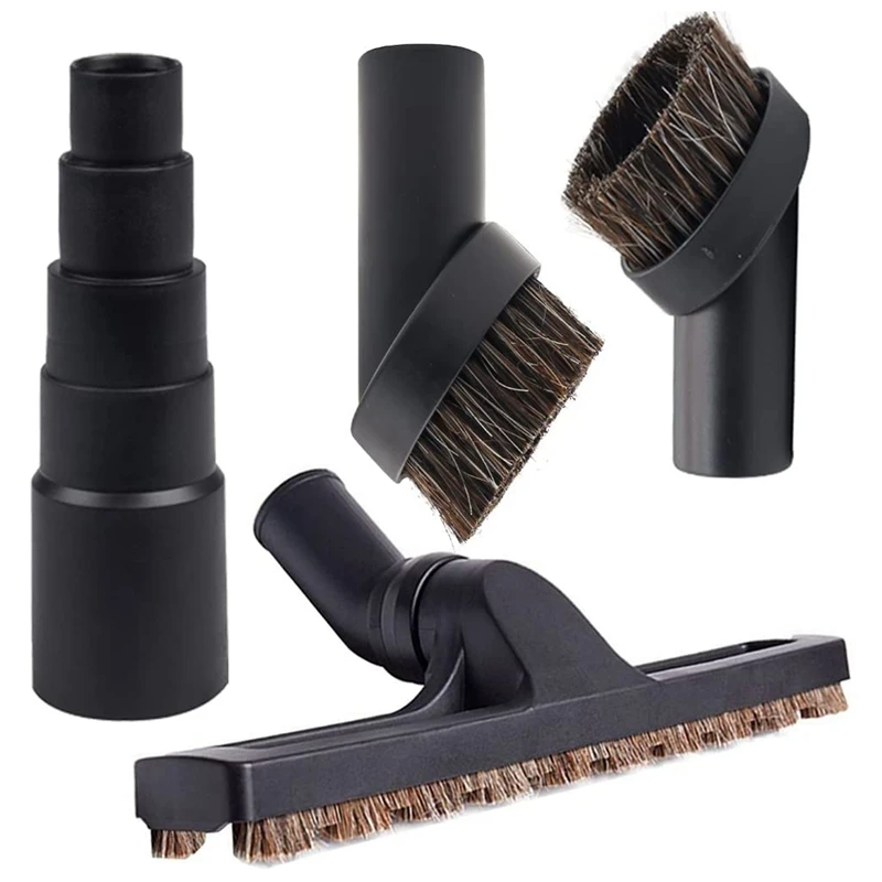 

Vacuum Cleaner Accessories 32Mm 1 1/4 Inch Hardwood Floor Brush With 2 Pcs Brush And 1 7/8 Inch To 1 Inch Hose Adapter