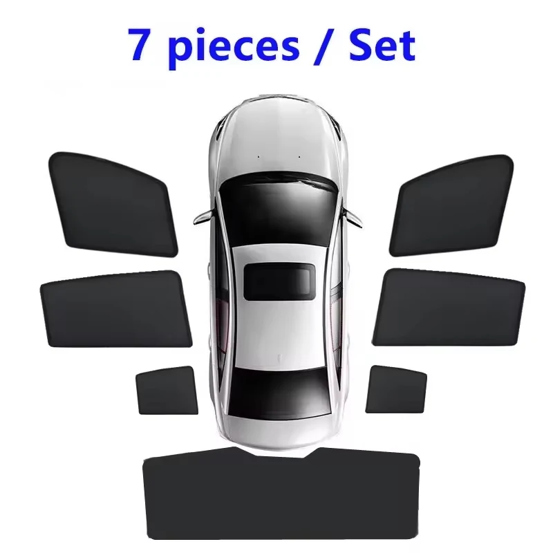 

Автомобильные сетчатые солнцезащитные козырьки для Mazda CX-5 CX5 CX 5 KF 2017 ~ 2024 2025 Магнитные солнцезащитные козырьки на лобовое стекло, козырек на боковое окно, инструменты, аксессуары