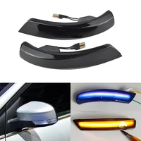 2Pcs For Ford Focus 2 3 Mk2 2008 2009-2010 Mk3 Mondeo Mk4 2010-2014 LED Side Wing Rearview Mirror Dynamic Indicator Auto Parts
