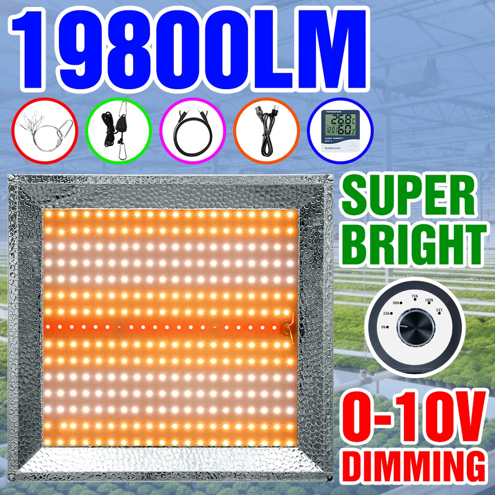 LED Light For Plants Hydroponics Phyto Lamp 2000W 3000W 4000W LED Grow Light Full Spectrum Plant Growth Bulb For Seedling Flower