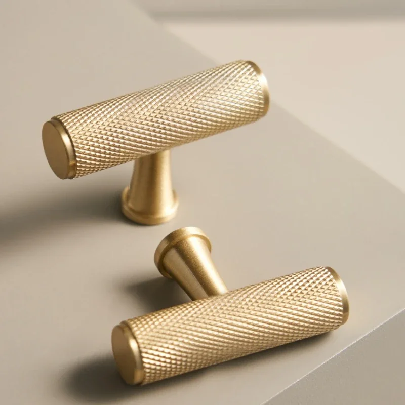 Nurlin с накаткой из твердой латуни британский бренд мебельные ящики дверные ручки