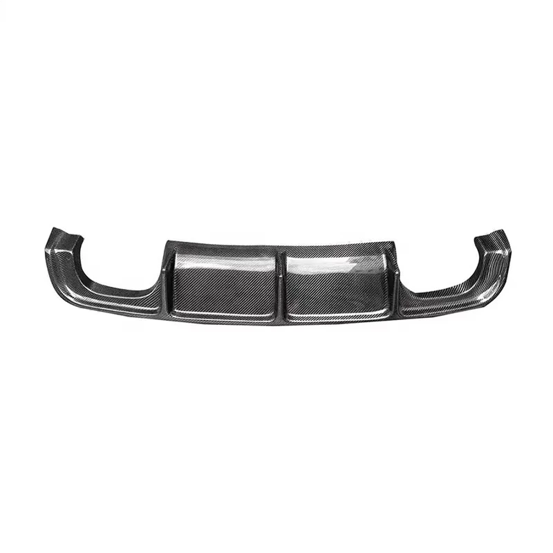 Фото Для BMW X5M X6M F85 F86 2015-2018: задний диффузор/накладка на бампер в стиле RKP из карбона №3