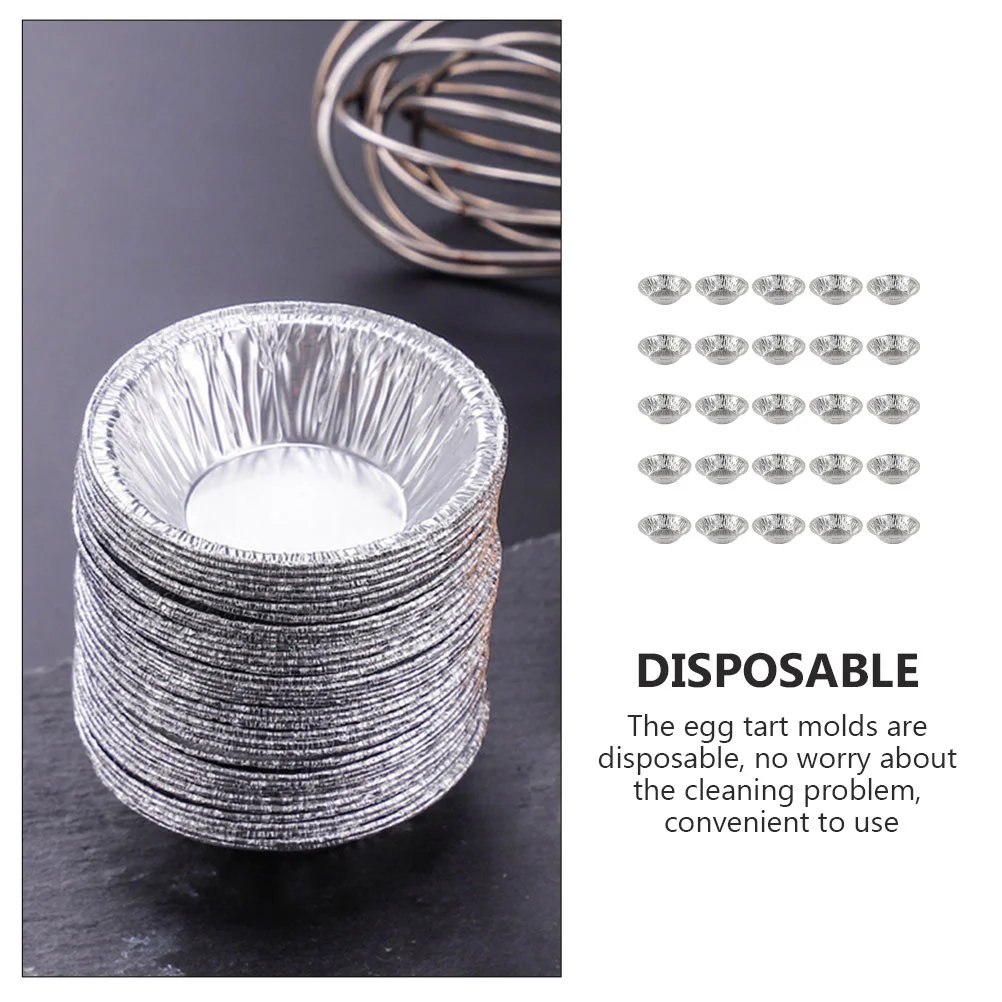 100 шт. форма для яичного пирога кексов формы выпечки мини-формы пирогов блюдо из