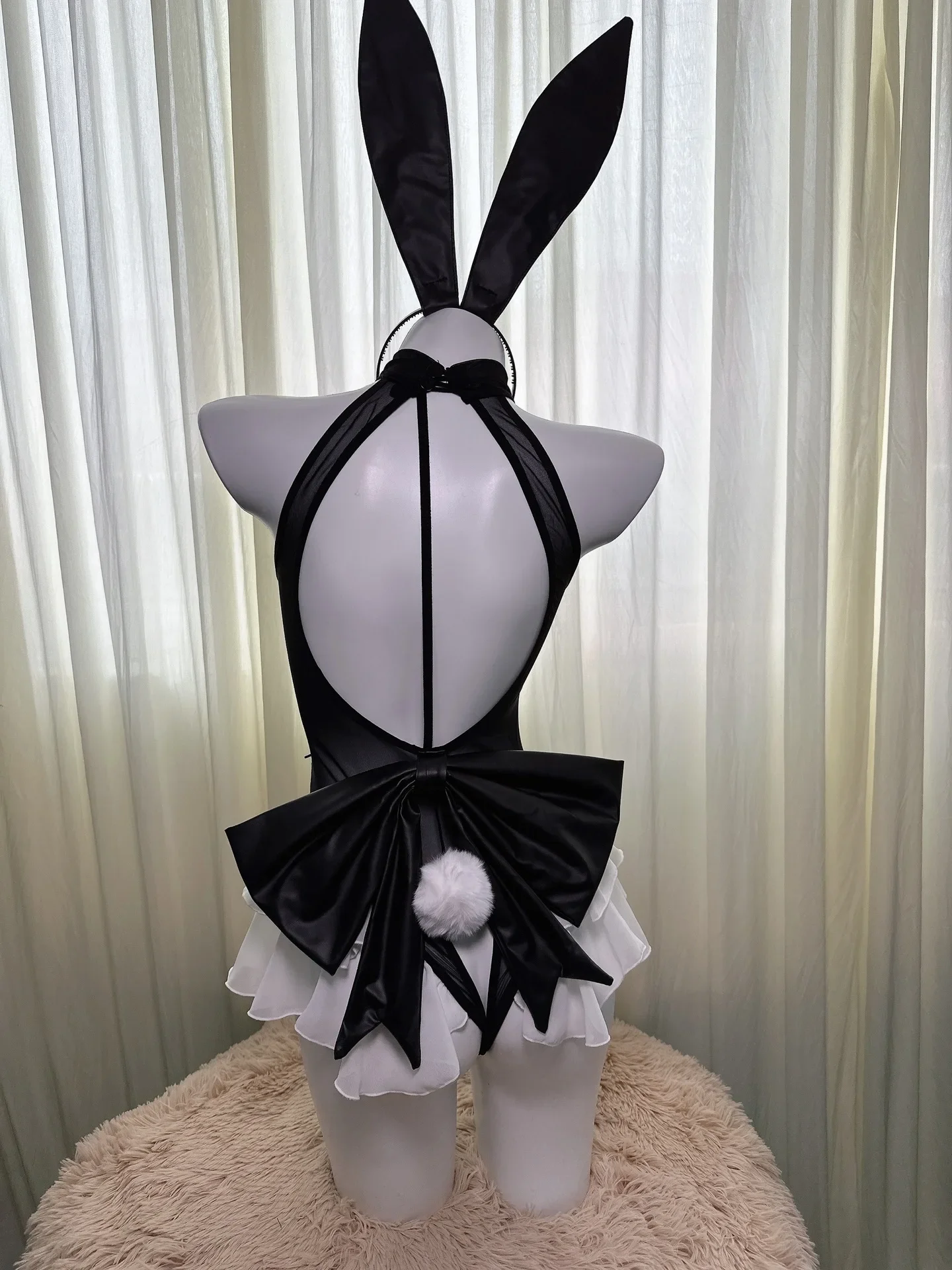 Сексуальный женский Готический комбинезон из лакированной кожи в стиле аниме