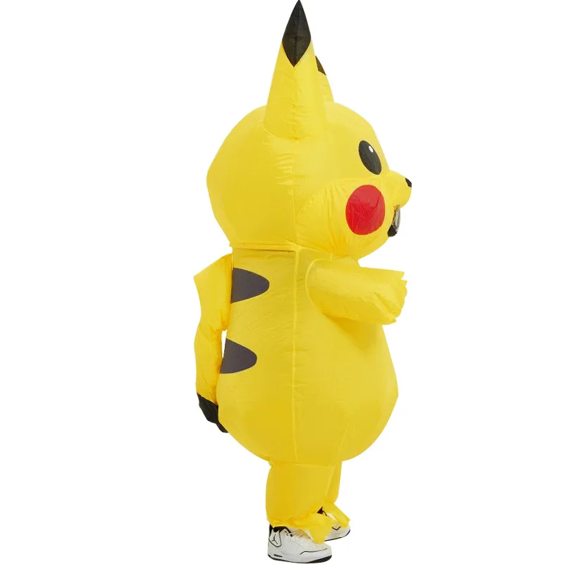 Yellow Inflatable Mascot Pica Anime Cosplay For Adult Kids Cartoon Costume Funny Fancy Dress Costumes