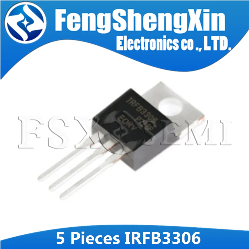 

5 шт. IRFB3306 TO-220 IRFB3306PBF TO220 IRF3306 60 в 160A FB3306G мощный МОП-транзистор