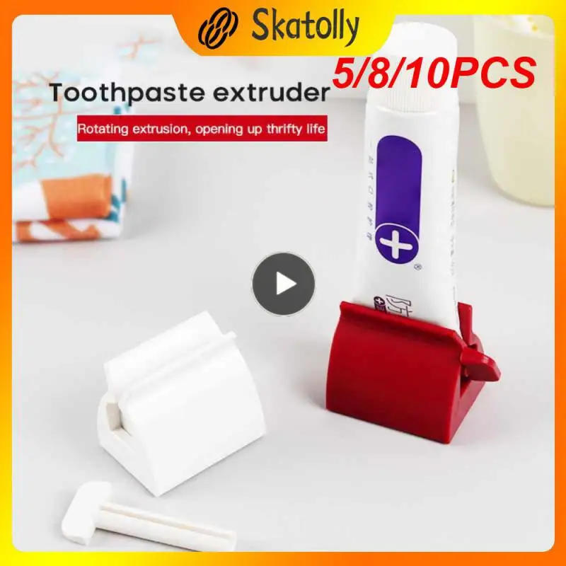 

Easy Squeeze Toothpaste Holder Roller Queeze Toothpaste Lazy Toothpaste Squeezer Creative Simple Toothpaste Clip Facial Cleanser