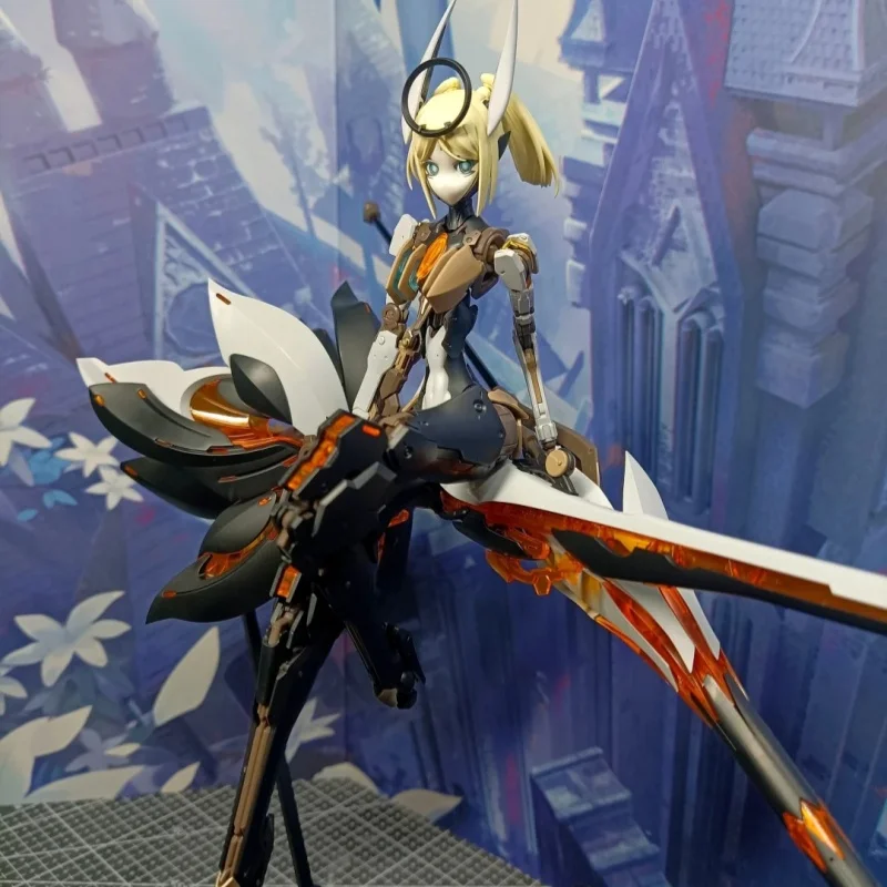 Фото Hemoxian Earnestcore Craft Mecha Musume Rosado Project Star Flower Lily Оригинальный китайский сборный модельный набор для взрослых (для демонстрации) №3