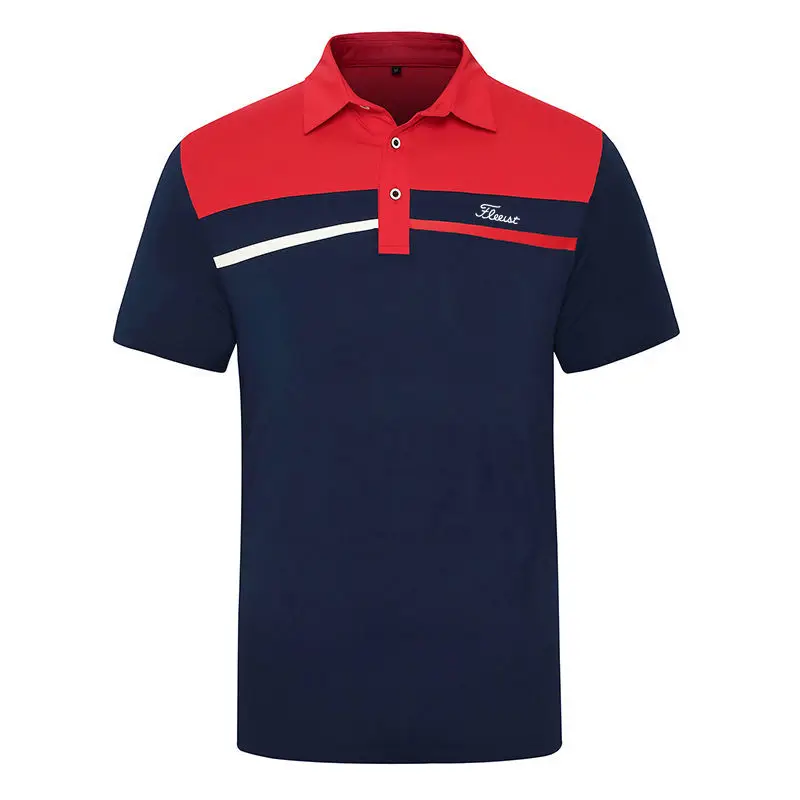 Summer New Golf Clothing for Men's Short-sleeved Outdoor Sports Breathable Sweat-wicking POLO Shirt Quick-drying Golf Shirts