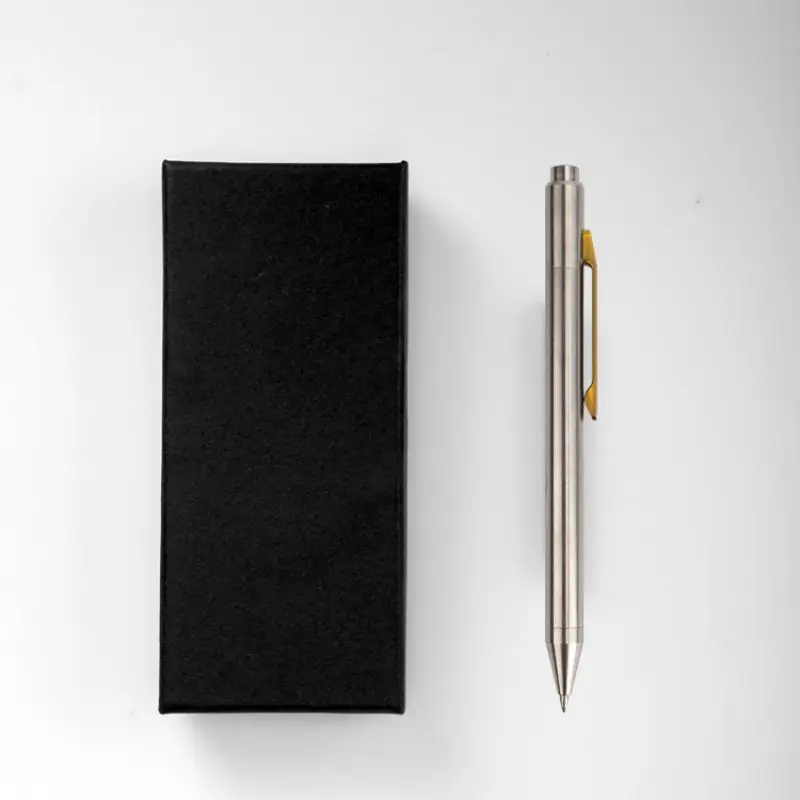 Ручка для письма с гелевыми чернилами из титанового сплава роскошный подарок