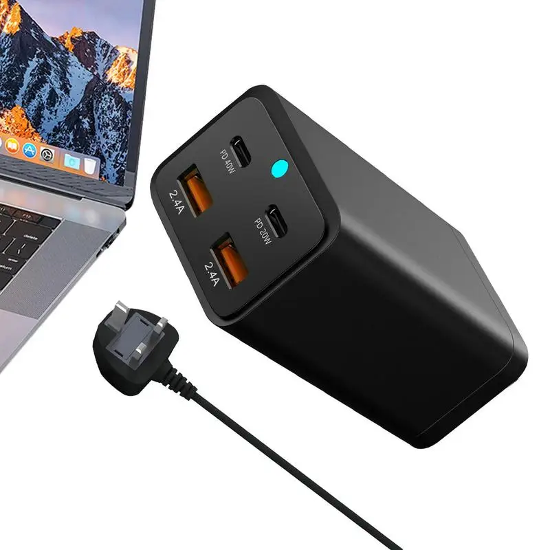 

PD USB Charger 80W Quick Charge 4 Port USB Type C Fast Charger For IPhone 11 X 8 For Samsung For Xiaomi Mobile Phone PD Charger