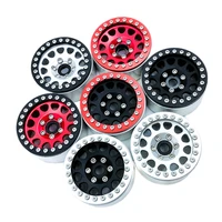 4pcs aluminum alloy 1 9inch beadlock wheels rims for 110 rc crawler axial scx10 scx10ii 90046 trx4 d90 s314 traxxas revo summit