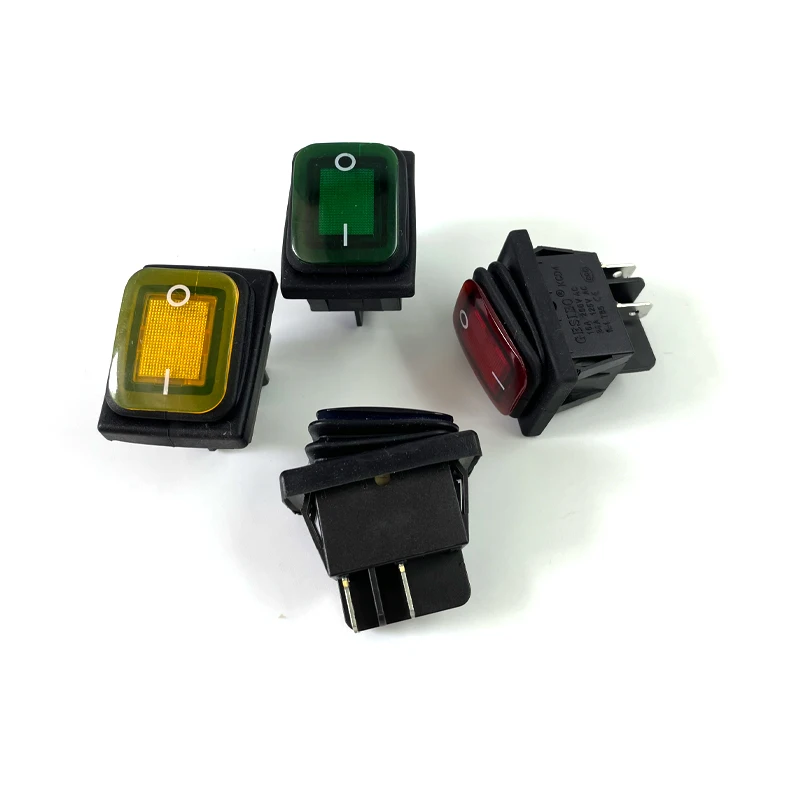 KCD4-201 DPST переключатель 4-контактный 6-контактный 30x22 сверхмощный