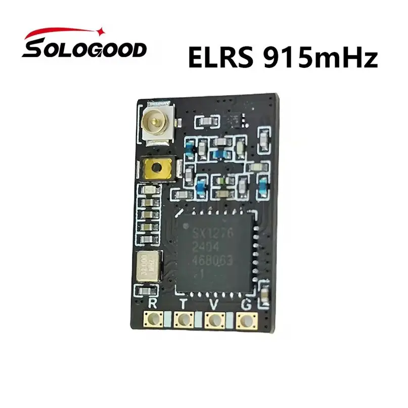 Ресивер SoloGood ELRS 915 МГц с антенной T-типа диапазон задержки для радиоуправляемого