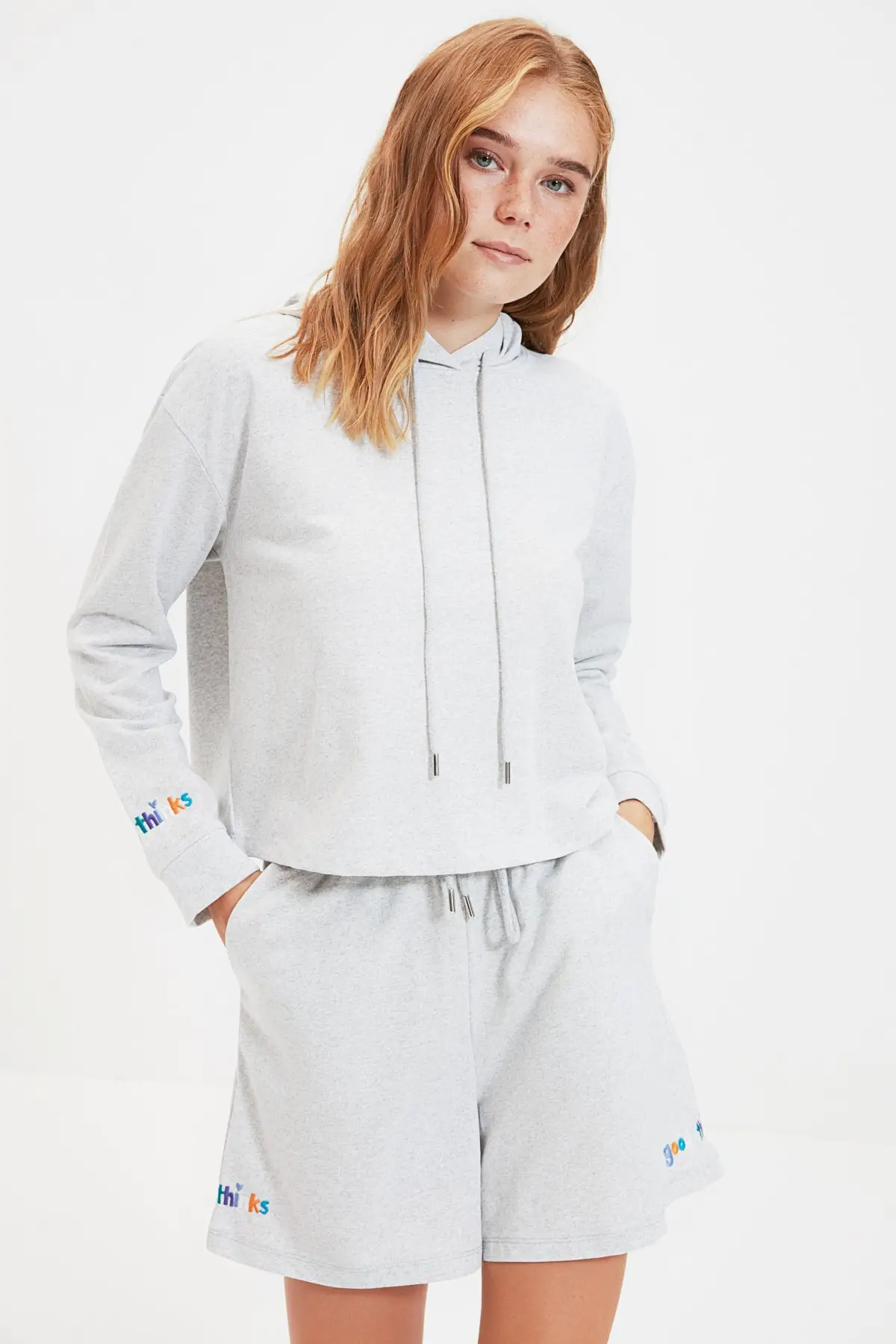  Трикотажная пижама с вышивкой, комплект THMAW22PT0096 