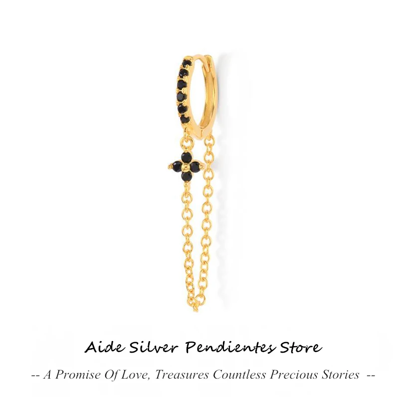 

Женские серьги-цепочки из серебра 925 пробы с фианитами