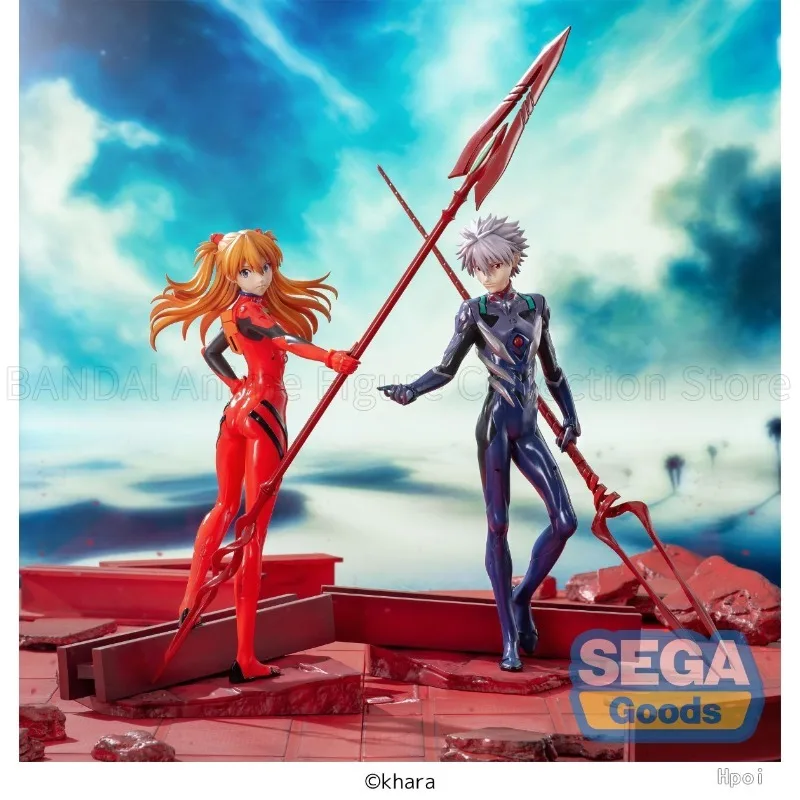 Фото В наличии оригинальные игрушки Luminasta Asuka Shikinami Langley/Kaworu Nagisa Копье Cassius, модель украшения, подарочная коллекция №3