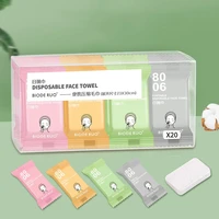 20 pack disposable compressed towelettes travel cleansing portable 30x23cm cotton soft plus thickened outdoor wet wipes