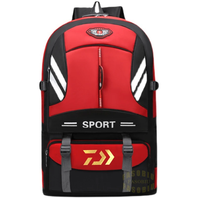 

2022 Men's New Fishing Backpack Outdoor Camping Multi-function Fishing Bag Sport Cycling Walking USB Charging Zipped Backpack