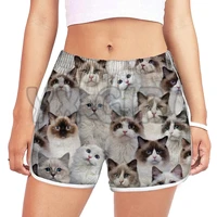 you get a lot of ragdoll cats womens shorts 3d all over printed shorts quick drying beach shorts summer beach swim trunks