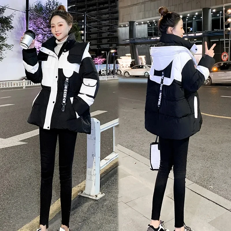 Парка женская одежда пуховое хлопковое пальто новинка 2024 Утепленная зимняя