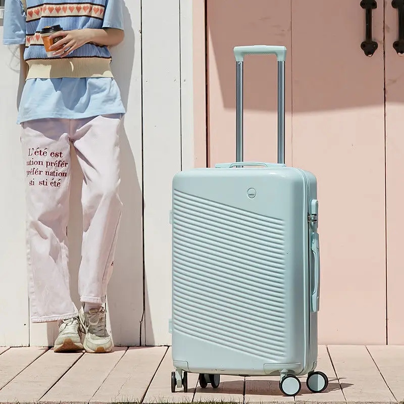 22/24/26/28 Inch travel suitcase on wheels 20 inch carry on luggage Stylish silent universal wheel trolley suitcase valises