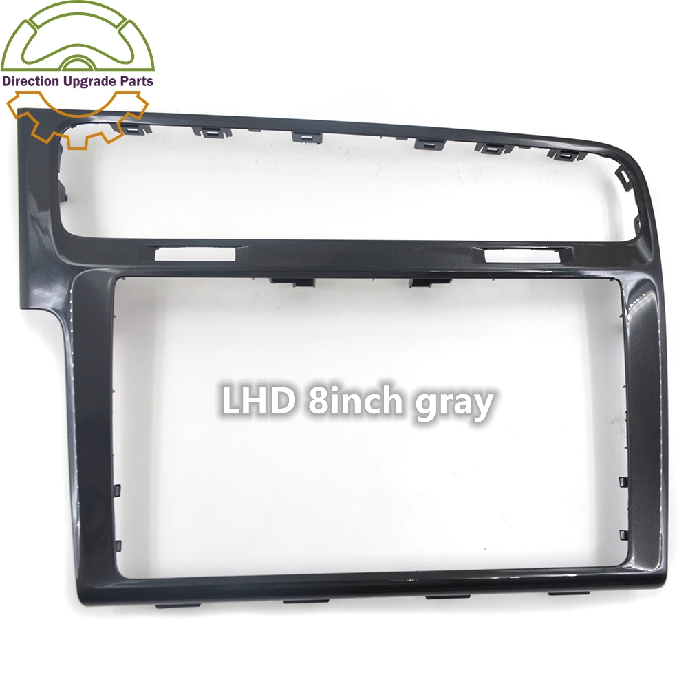 

5GG 5G2 819 728 743 для VW Golf MK7 9.2 8 LHD RHD MIB Radio Navi Навигационный экран Пластиковая рамка Обшивка панели Черный Серый