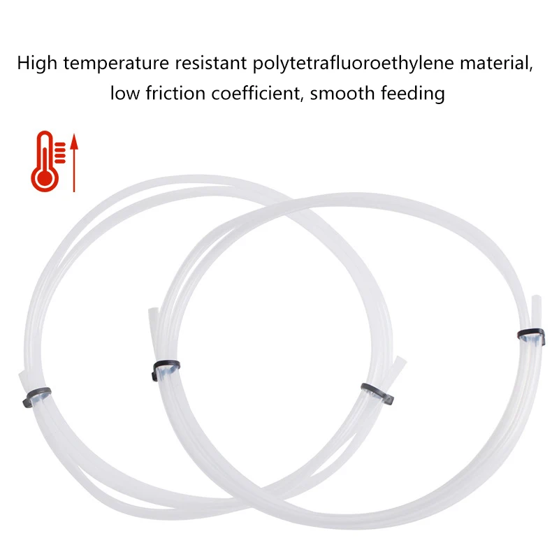 Для мини-3D-принтера Bambu Lab P1P AMS A1 белая и Серая трубка из ПТФЭ тефлоновая труба