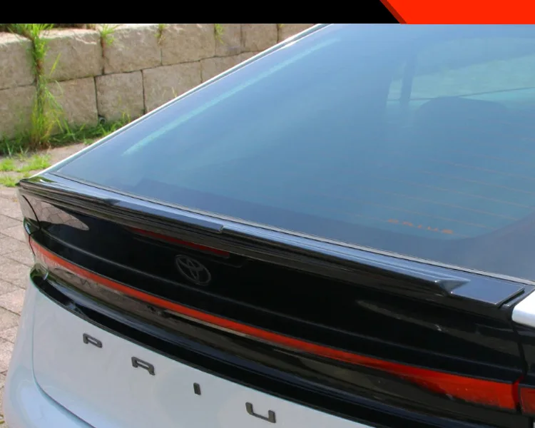 

Спойлер серии Toyota Prius 60 2023, АБС-материал, углеродное волокно, аксессуары для заднего крыла багажника автомобиля, комплект кузова