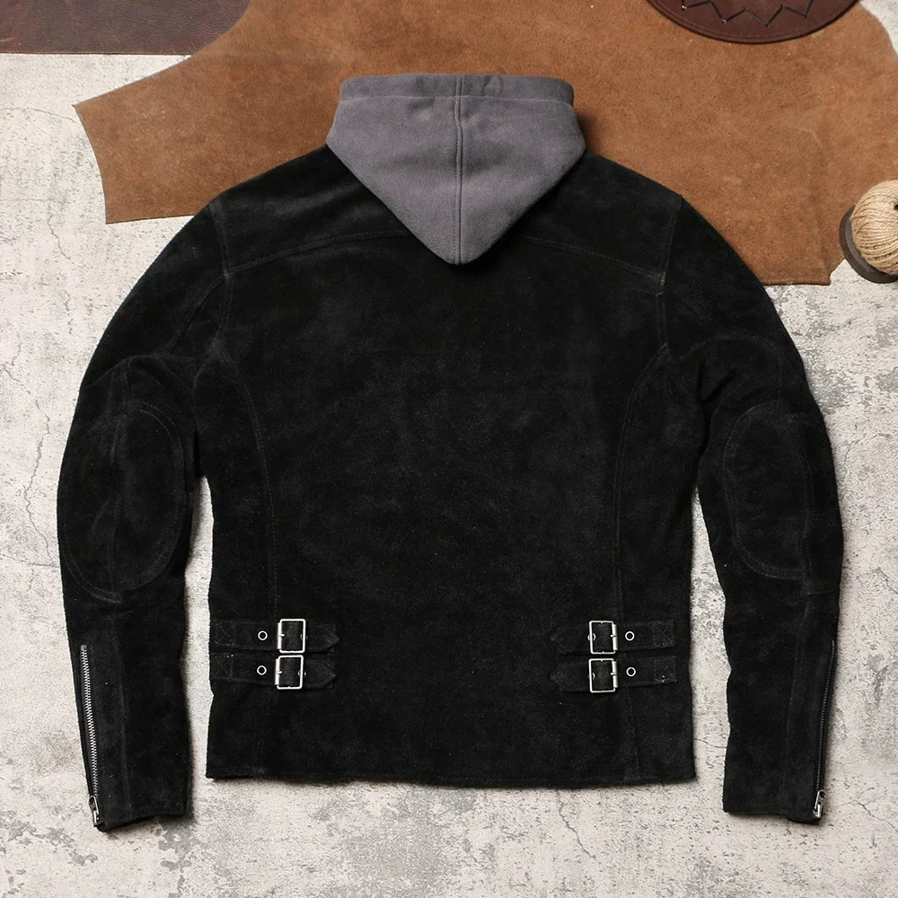 Кожаная куртка третьего поколения Blunt Razor Venom осенью и зимой мягкое тонкое