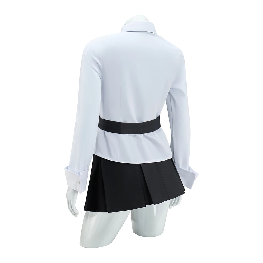 Костюм для косплея Game Skullgirls Filia женский черный белый цвет комплект униформы Jk