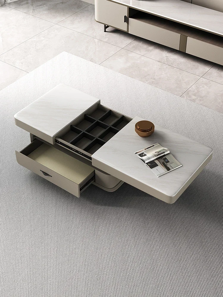 

Домашний минималистичный и Роскошный итальянский минималистичный мраморный журнальный столик для гостиной