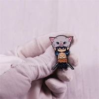 demon slayer brooch clothing bag decoration personalized fashion jewelry pin badge gift japan anime