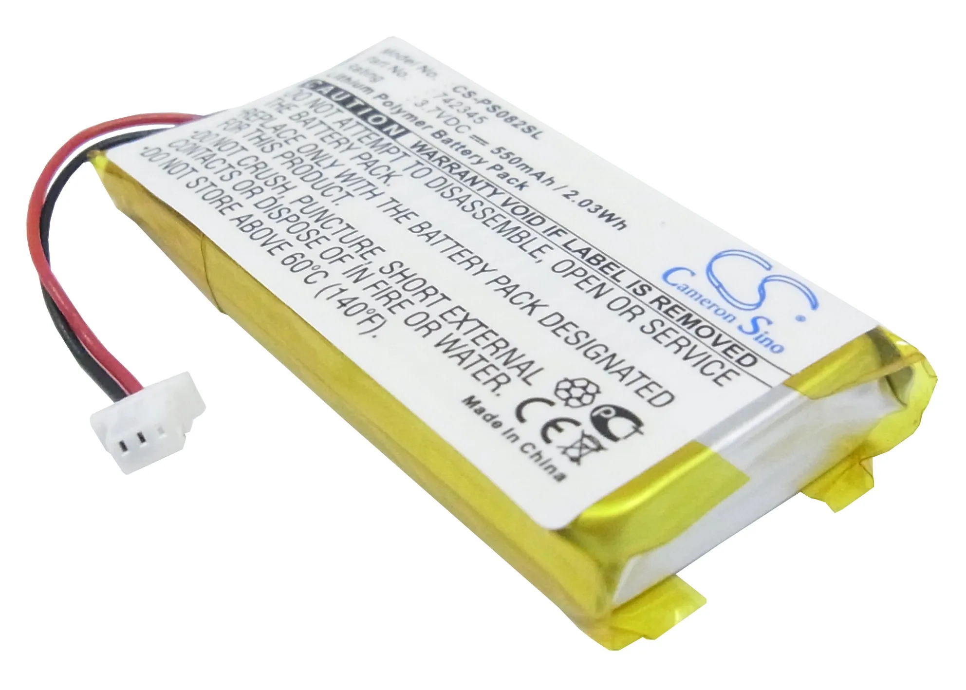Фото Аккумулятор Cameron Sino 550 мАч для Philips GoGear HDD082/17 2 Гб 742345 №2